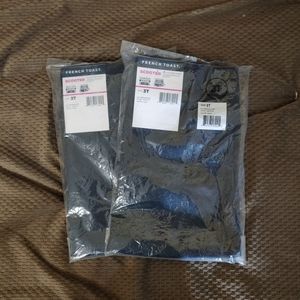 French Toast Navy School Skorts